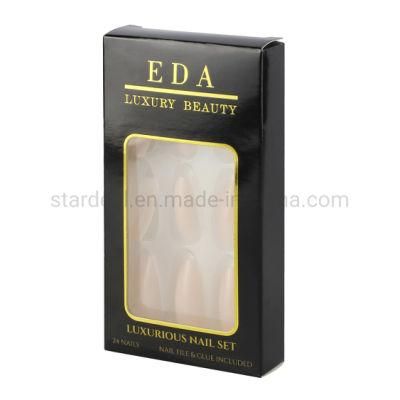 Custom Plastic Blister Insert False Nail Packaging Tray with Lid