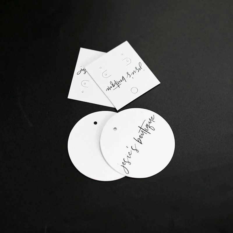 400GSM Coated Paper Custom Necklace Jewelry Card