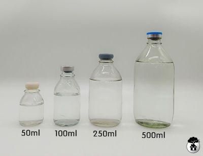 100ml Spot Wholesale Glass Salt Water Bottle Infusion Bottle 100ml 250ml 500ml 24 26 28 32 Mouth