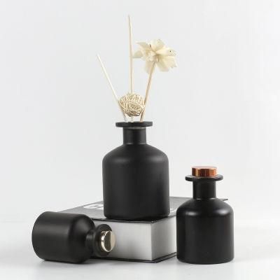 Wholesale 150ml Empty Luxury Unique Refillable Reed Glass Diffuser Bottle with Cork