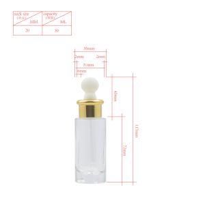 30ml Serum Cosmetic Packagings Glass Oil Bottle Essence Bottle Dropper
