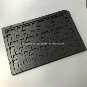 Black Plastic Parts Electronic Packing Tray