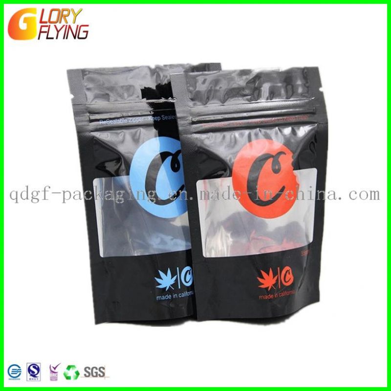 Paper Bags for Packing Tobacco Plastic Mylar Cookies Smell Proof Packaging Bag