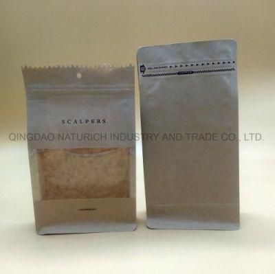 Customer Printed Cheap Quad Seal Square Bottom Coffee Bag