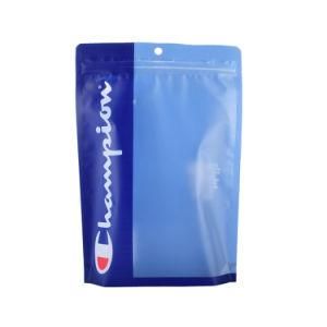 Print PE Recyclable Zip Lock Plastic Packaging Bag for Clothing Underwear Packaging Resealable