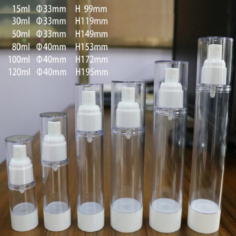 Wholesale Plastic Airless Bottles Dispenser Pump Bottle