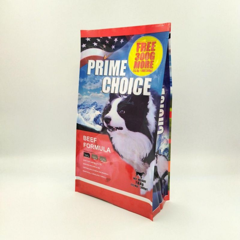 1-5kg High Barrier Pet Food Packing Bag Plastic Packaging Pouches