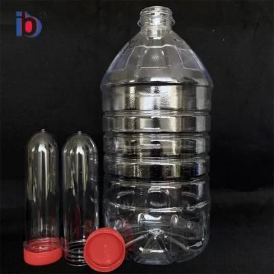 Transparent Cooking Oil Preform 120g Weight with Different Lids and Handles China Supplier Pet Preform for Edible Oil