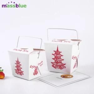 Disposable Eco Friendly Stocked White Paper Kraft Box/White Paper Box for Food Packaging