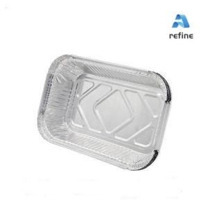 Re185 Aluminum Foil Trays Food Storage Container Wth Lid