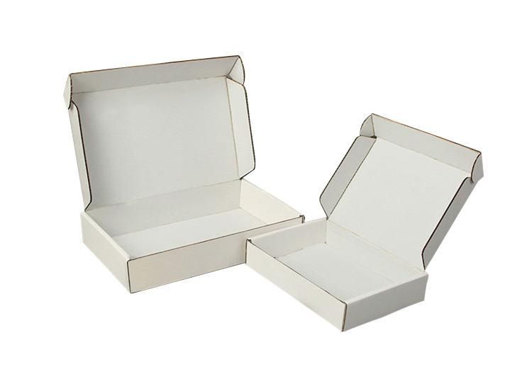 Wholesale Custom Logo E Commerce Eco Friendly White Brown Cardboard Corrugated Shipping Tshirt Packaging Box
