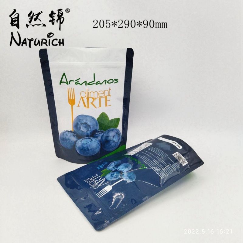 Recyclable Stand up Zipper Bag for Fruit Food Packing Pouch