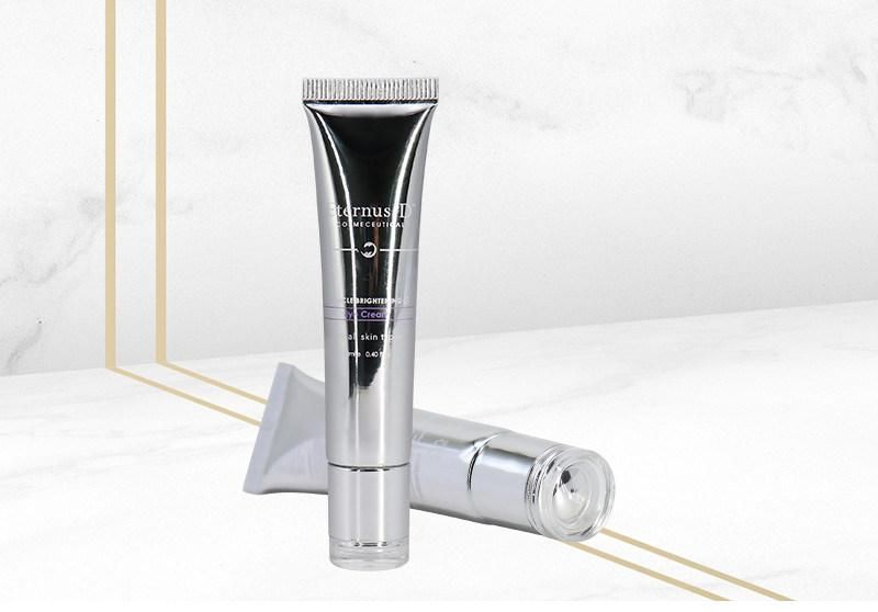 Private Label Wholesale 12ml Silver Laminated Lip Gloss Soft Tube