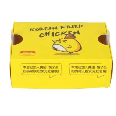 Manufactory Custom Take out Chicken and Lunch Food Packing Recycle Paper Box