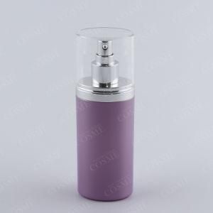 80ml Plastic Packaging Siliver Lotion Bottle with Airless Pump