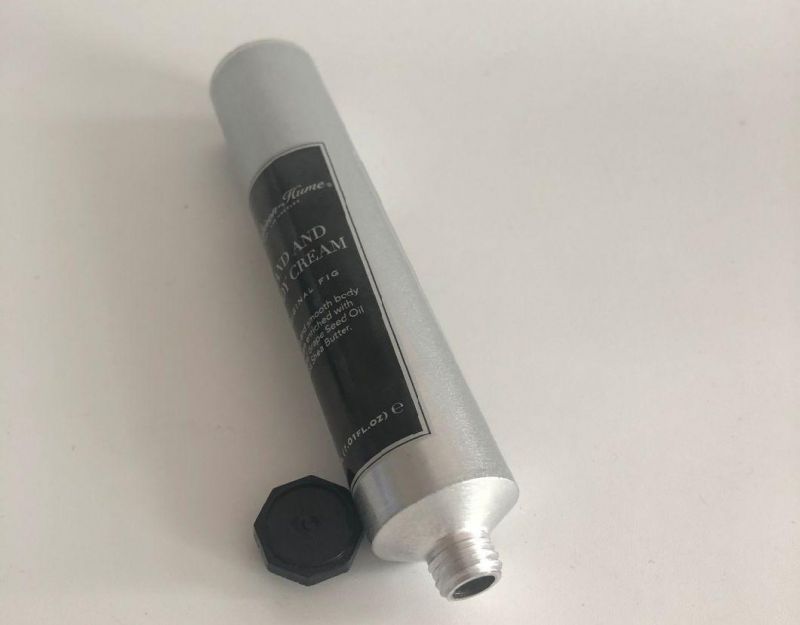 High Class 100ml Aluminum Tube Packaging with Octagon Cap for Cosmetics Lotion Cream
