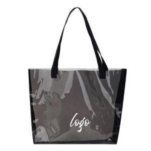 Hot Sale Custom Logo Neon PVC Tote Bag Large Capacity Women Shoulder Bag Beach Handbag