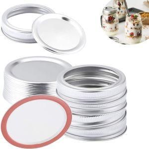 Hot Sale 70 mm 86mm Stainless Steel Sprouting Mason Jar Canning Lids