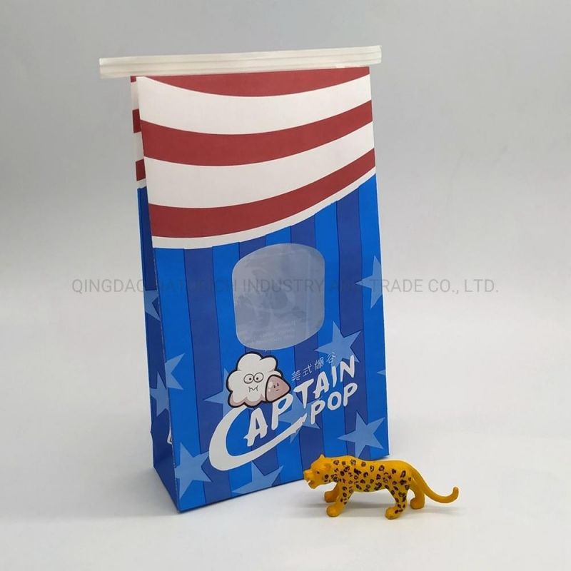 Custom Oil Proof Fast Food Packaging Fried Chicken Paper Bag for Fried Food