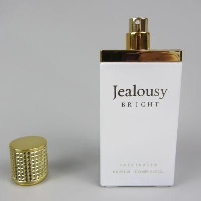 100ml Aluminum Alloy Crimp Luxury Empty Perfume Glass Bottle