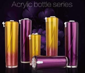 High Quality Cream Acrylic Botte/ Lotion Storage Acrylic Cosmetic Bottle