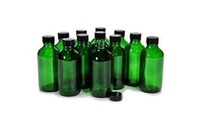 5ml-100ml Green Glass Essential Oil Bottle with Dropper