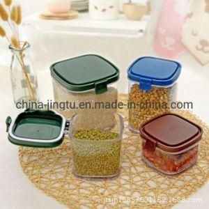 Flour Packaging Plastic Can High Transparent Acrylic Easy Buckle Can