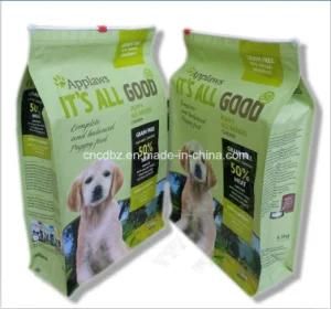 Flat Bottom Slider Zipper Package Bag for Pet Food