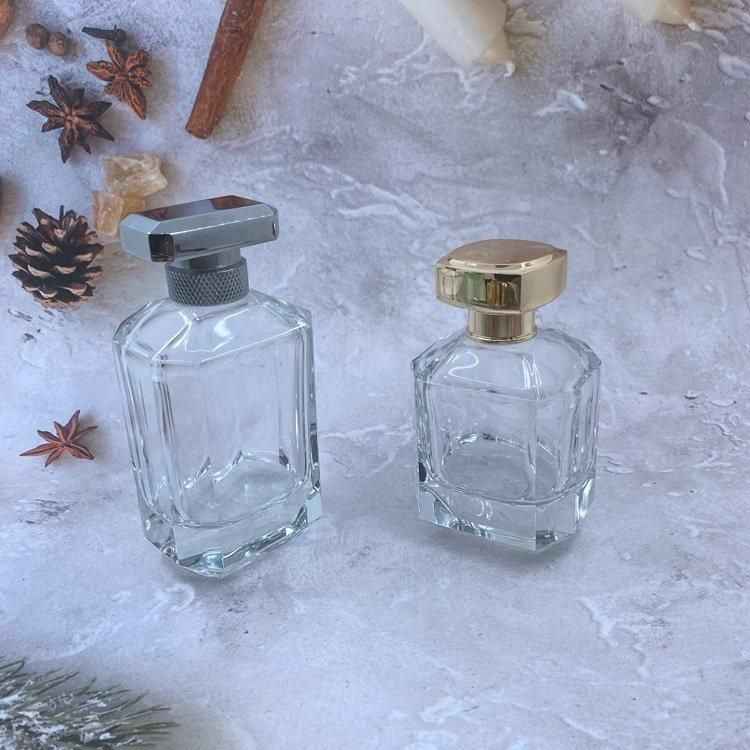 New 30ml 50ml Glass Clear Spray Perfume Packaging Bottles Wholesale Empty Cosmetic Bottle