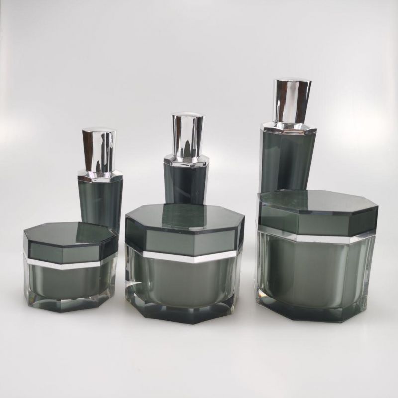 Empty Acrylic Bottle Cream Jar 50ml 80ml 120ml Cosmetic Jar