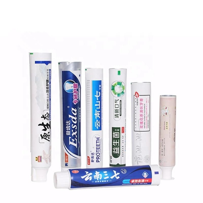 Hot Sale Cosmetic Packaging Plastic Empty Aluminum Toothpaste Tube