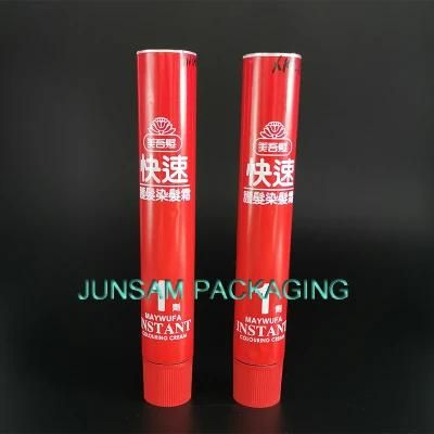 Best Offer Empty Aluminium Soft Flexible Empty Tubes Collapsible Metal Container for Hair Dye