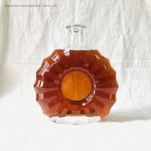 700ml High Quality Low Price Glass Bottle for Brandy Xo