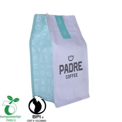 Heat Seal Squar Box Bottom Plastic Foil Pouch for Coffee Tea Rice Milk Powder Packaging