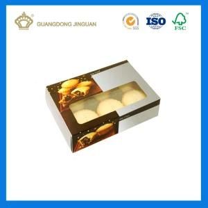 Custom-Made Luxury Macaron Packaging Boxes for 6PCS and 12PCS Macarons (with clear plastic window)