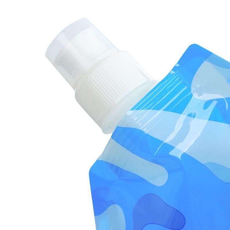 Custom Printed High Quality Doypack Plastic Folding Reusable Water Spout Pouch