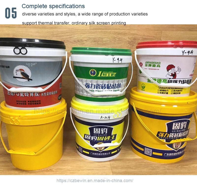 Clear Plastic Packaging Round Buckets with Lids