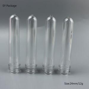 Transparent 24mm/22g Personal Care Cosmetic Packaging Bottle Preform