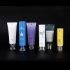 Empty Custom Plastic Tube 20ml Soft Cosmetic Squeeze Tube with Acrylic Cover Round Tubes