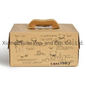 Promotional Wholesale Custom Printed Kraft Paper Packaging Gift Cake Box