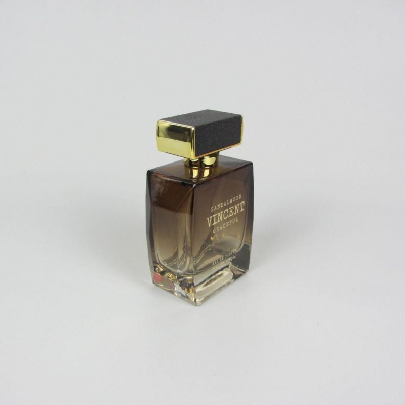 Luxury Matte White Refillable 100ml Glass Perfume Bottle