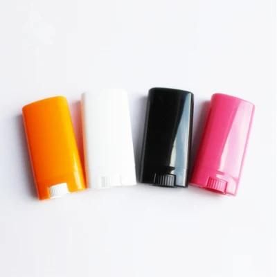 15g Flat Oval Lip Balm Tube and Deodorant Container