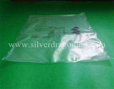 Custom Large Size Embossed Poly Vacuum Packing Bag for Medical Waste