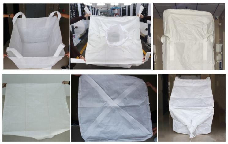 500kg 1000kg 1 Ton PP Woven Super Maxi Tote Container Bulk FIBC Big Jumbo Bags with Logo