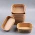 Biodegradable Packaging Disposable Kraft Paper Soup Bowl with Lid