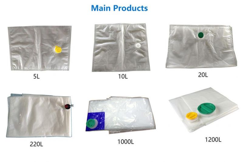 Bag in Box Plastic Non-Aseptic Bag / Packaging Bag for Liquid Storage (1200L)