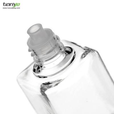 30 Ml Transparent Square Pet Essence Bottle