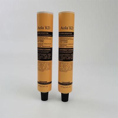 Offset Printing Tube Cosmetic Skin Care Packaging Oval Soft Tube with Flip Top Lid