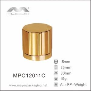 Golden Aluminum Perfume Cap with PP Inner Cap
