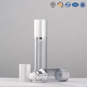 30g 50g as Plastic Transparent Airless Cosmetic Bottle with Lotion Pump